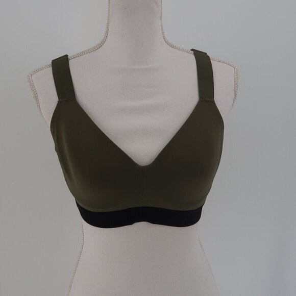 Natori Olive Green Black Bra 34D NWOT - Picture 1 of 6